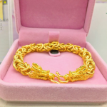 Gold bracelet for men gold plated 24K simulation jewelry bracelet