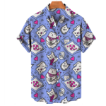 3D Printed Cat Hawaiian Shirt